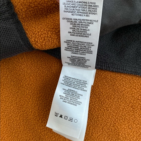 COLUMBIA Orange Fleece Jacket Titanium - Picture 14 of 14